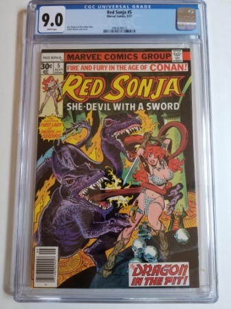 Red Sonja #5 CGC 9.0 w