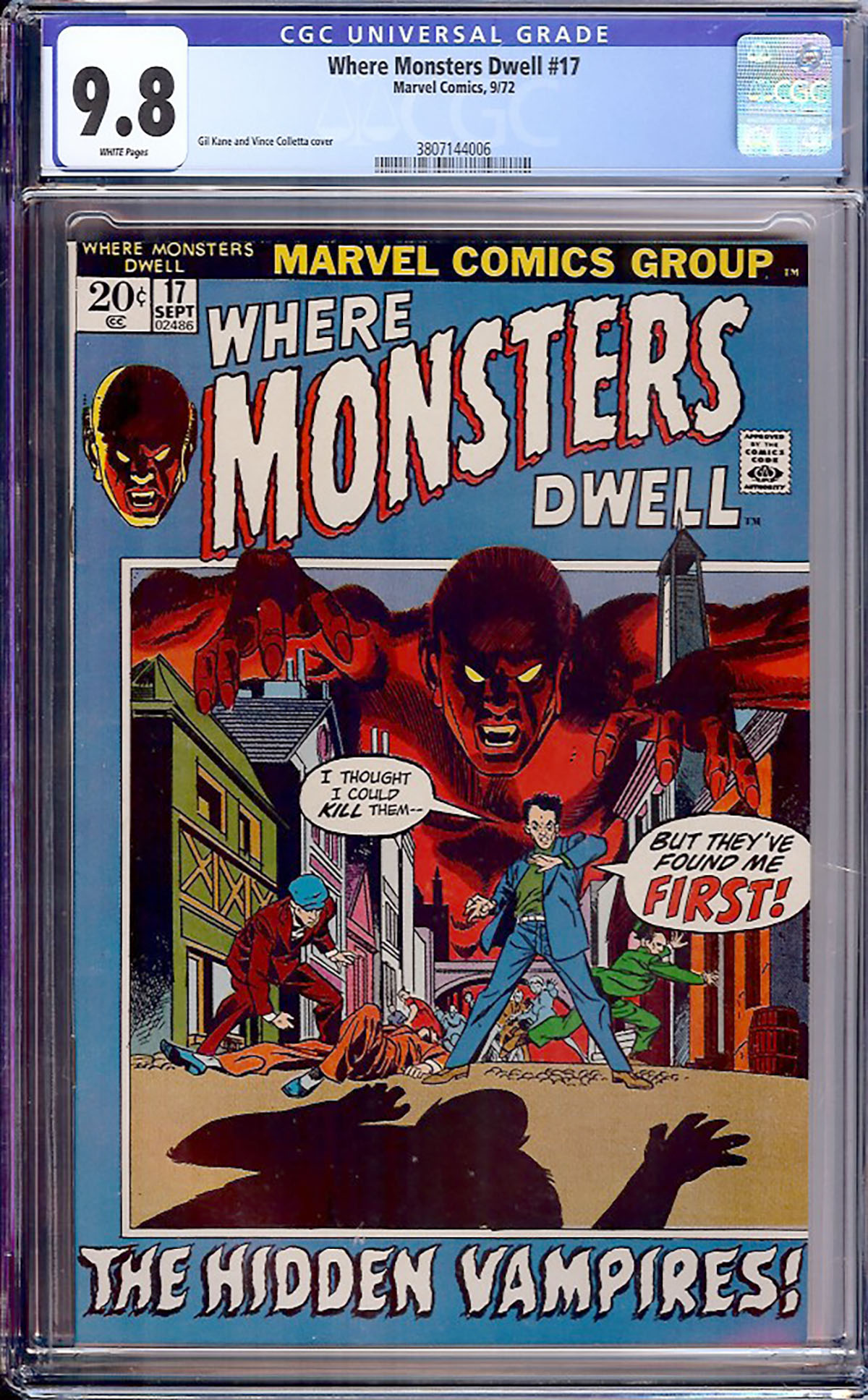 Where Monsters Dwell #17 CGC 9.8 w