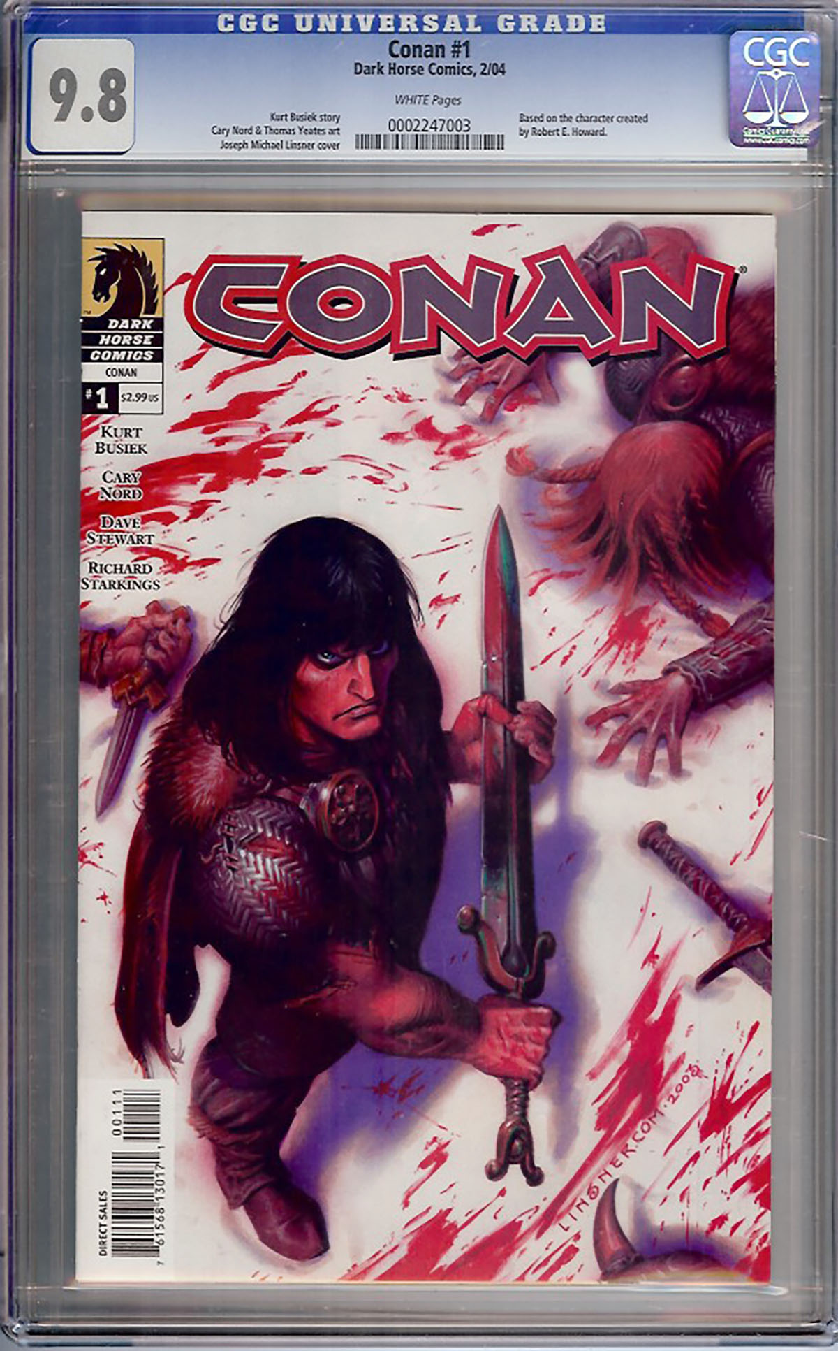 Conan #1 CGC 9.8 w