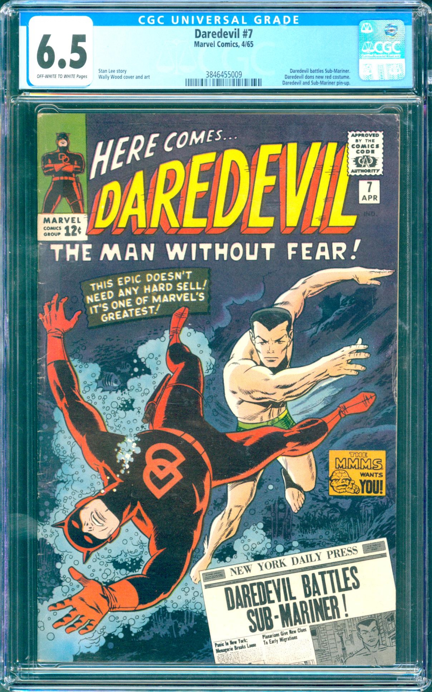 Daredevil #7 CGC 6.5 ow/w