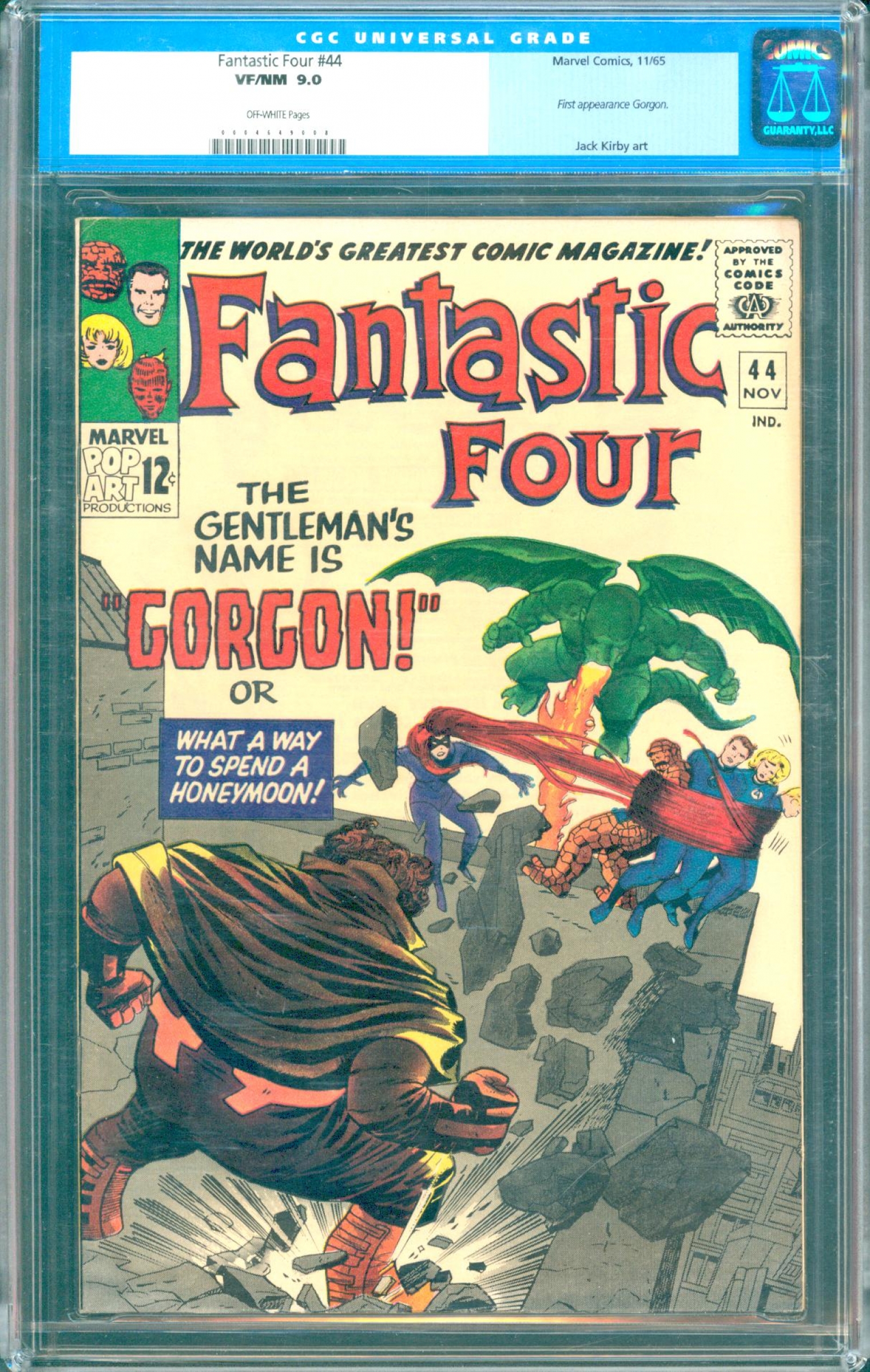 Fantastic Four #44 CGC 9.0 ow