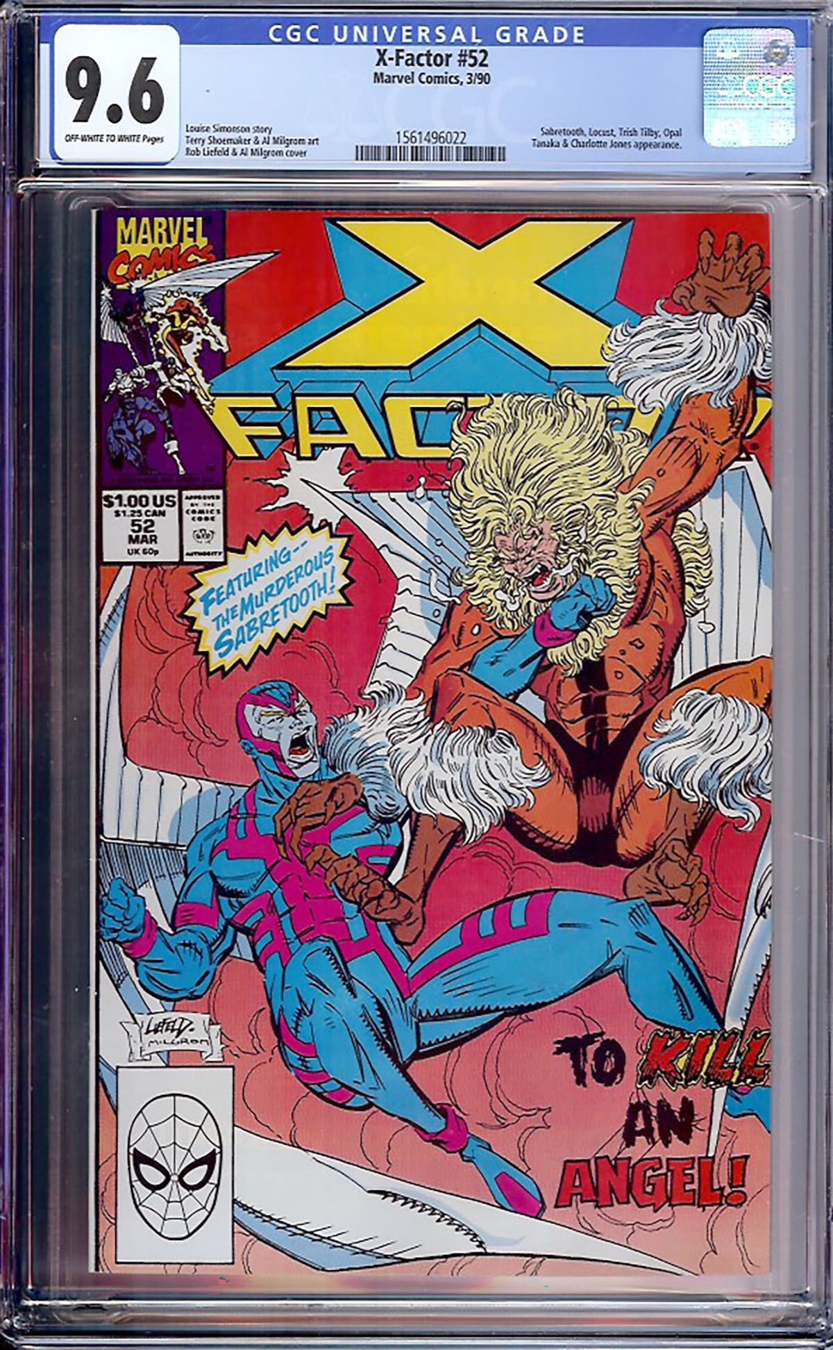 X-Factor #52 CGC 9.6 ow/w