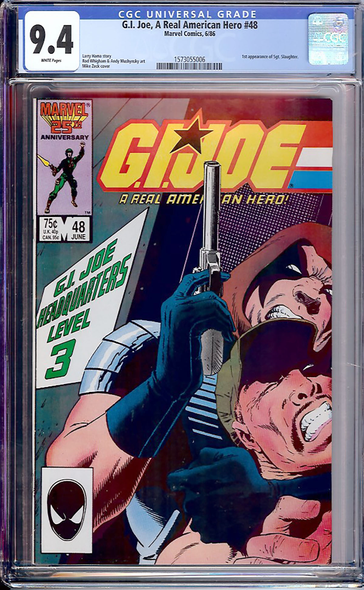 G.I. Joe, A Real American Hero #48 CGC 9.4 w