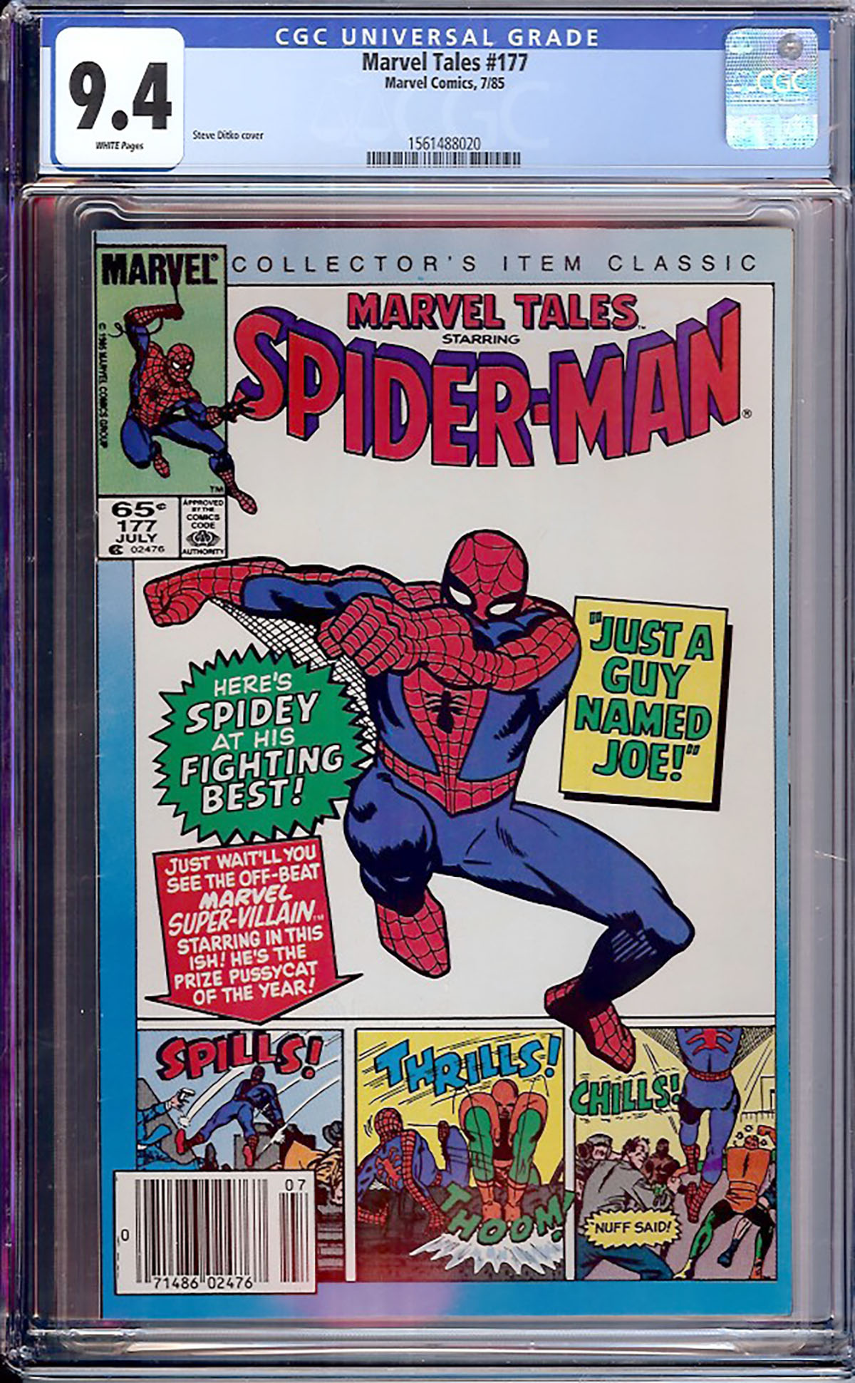 Marvel Tales #177 CGC 9.4 w