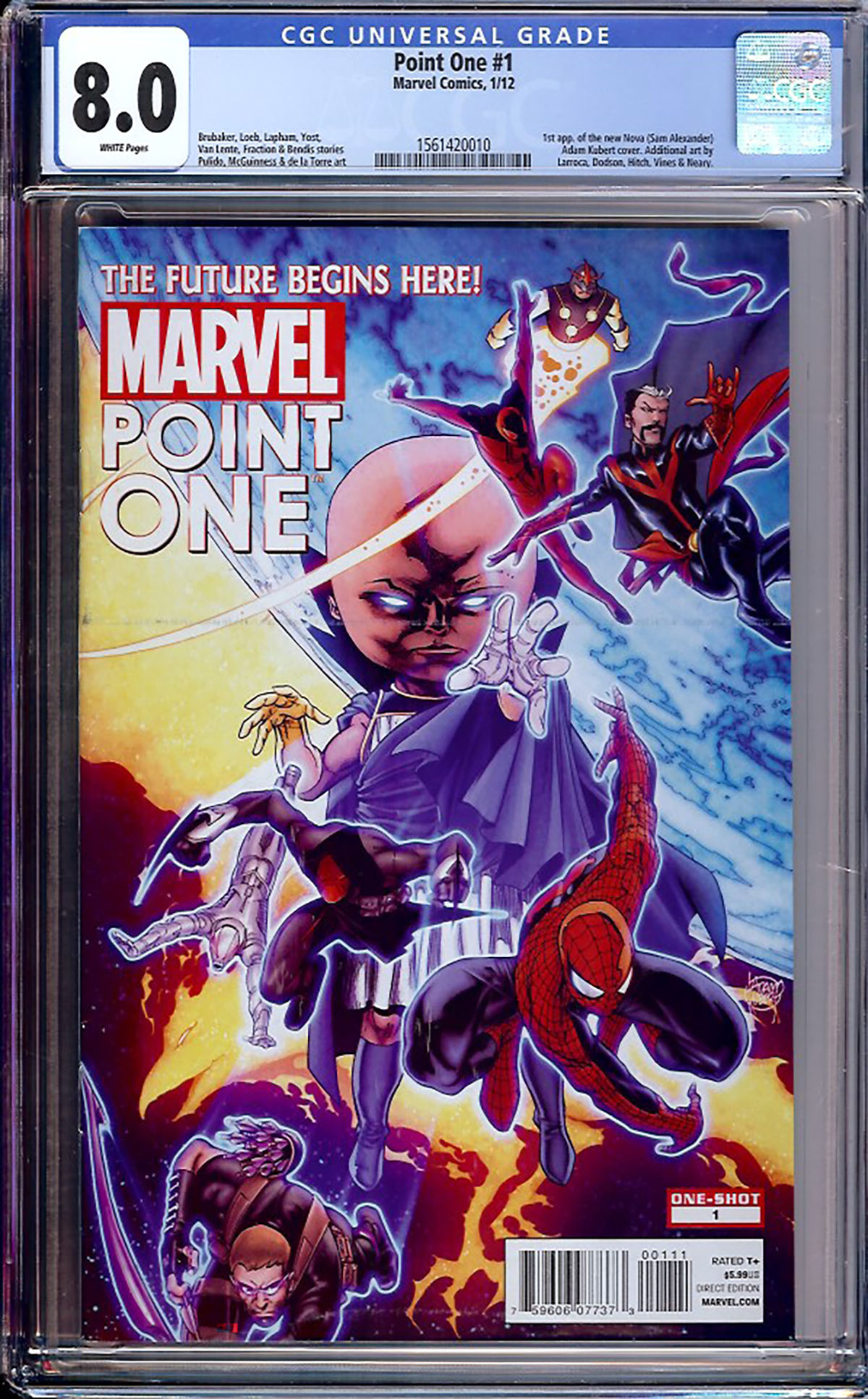 Point One #1 CGC 8.0 w