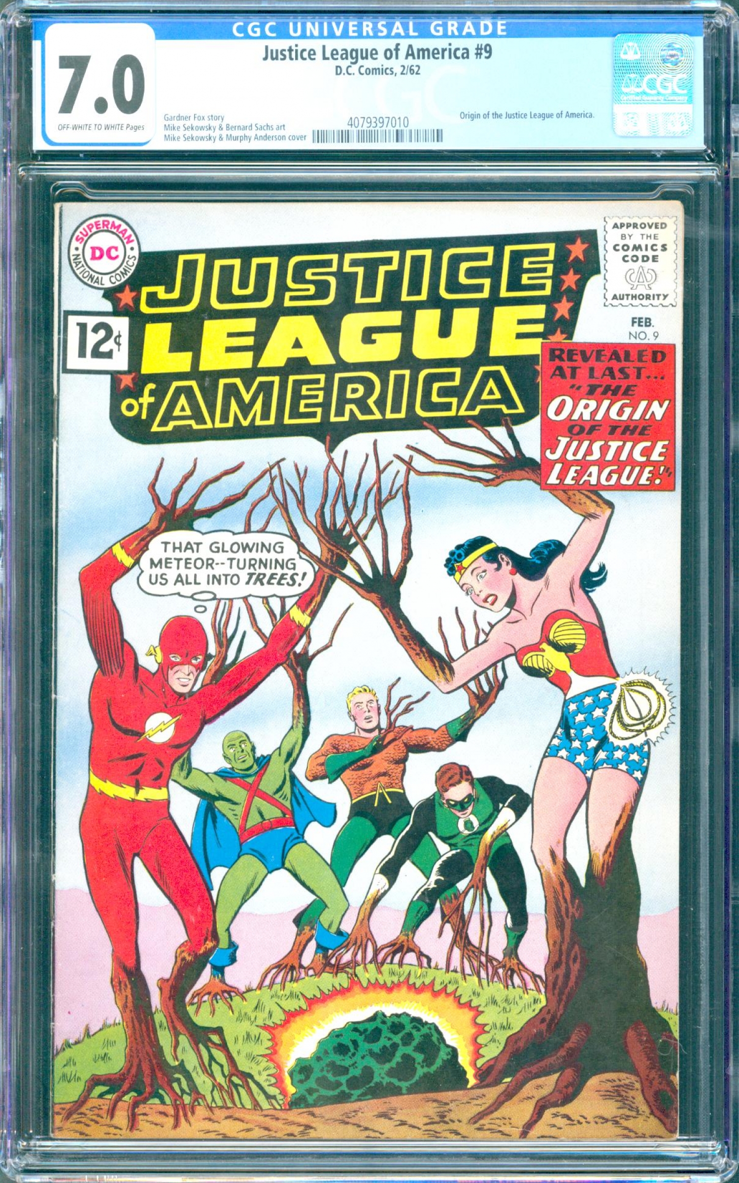 Justice League of America #9 CGC 7.0 ow/w