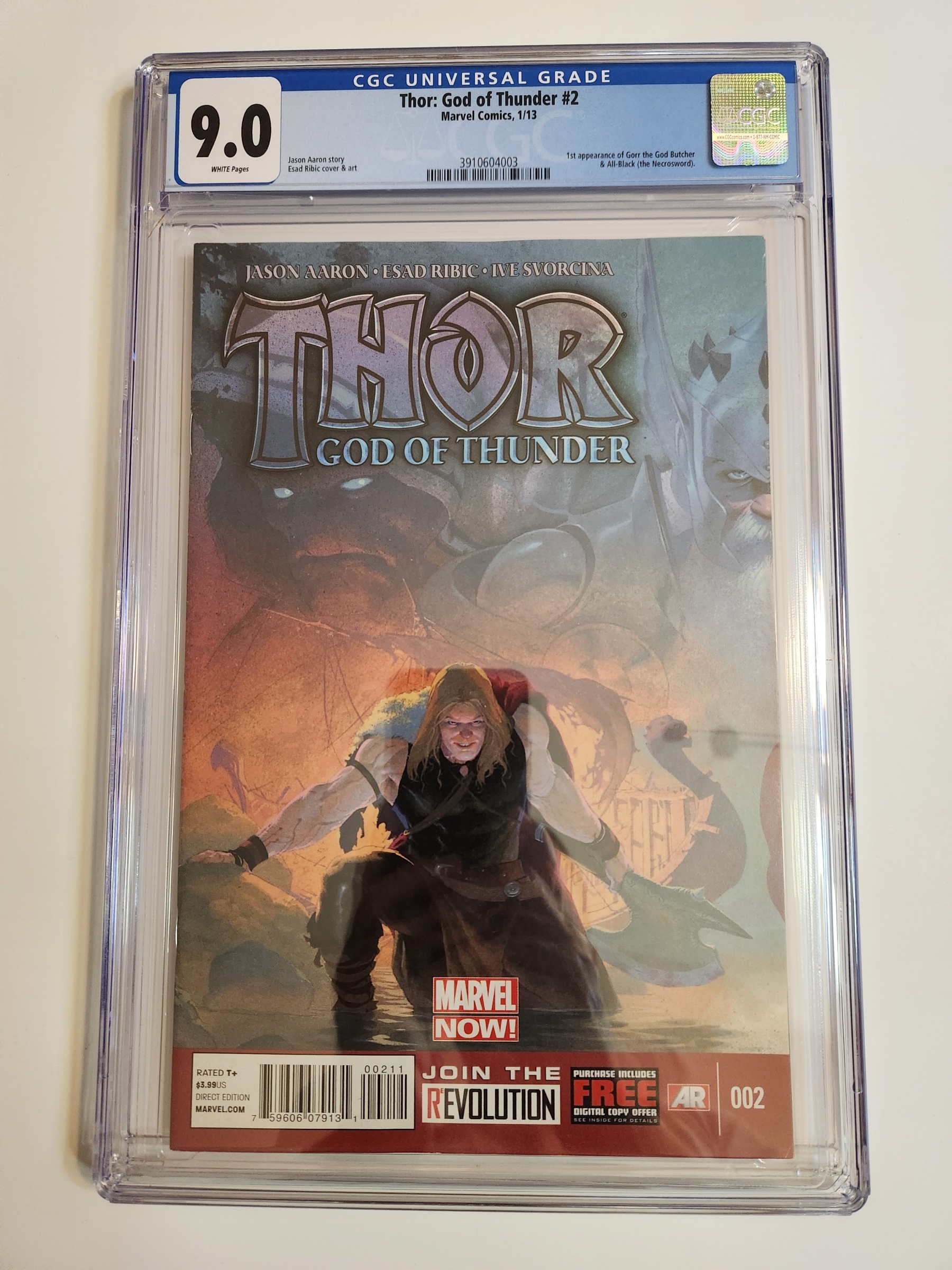 Thor: God of Thunder #2 CGC 9.0 w