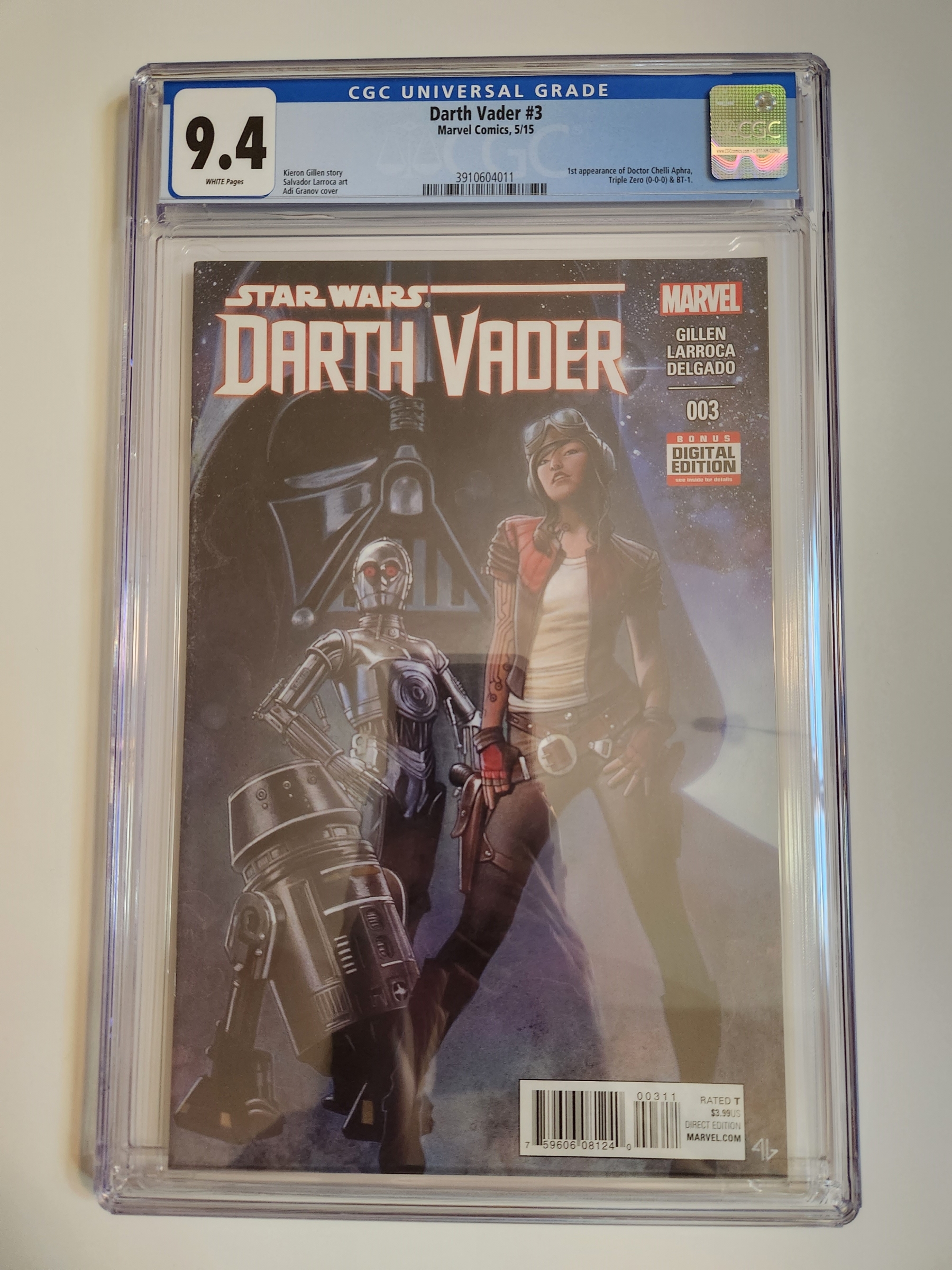 Darth Vader #3 CGC 9.4 w