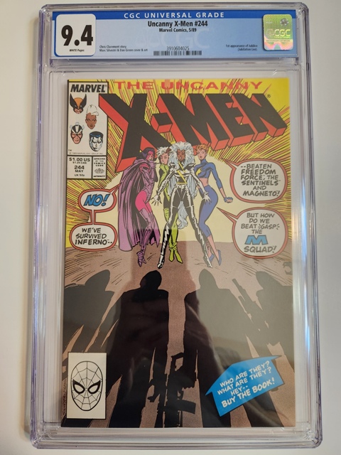 Uncanny X-Men #244 CGC 9.4 w