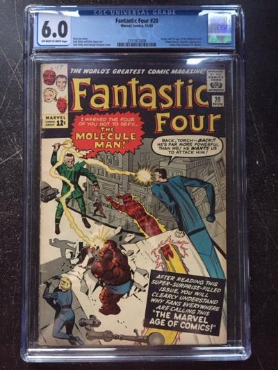 Fantastic Four #20 CGC 6.0 ow/w