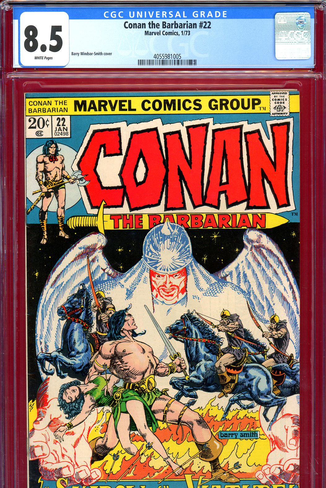 Conan The Barbarian #22 CGC 8.5 w