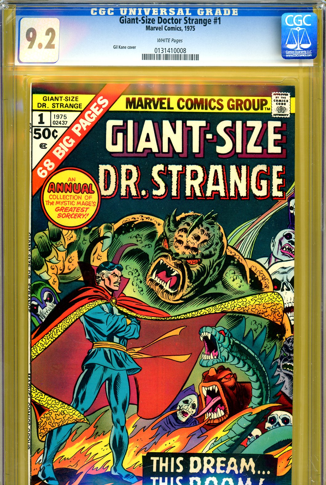 Giant-Size Doctor Strange #1 CGC 9.2 w