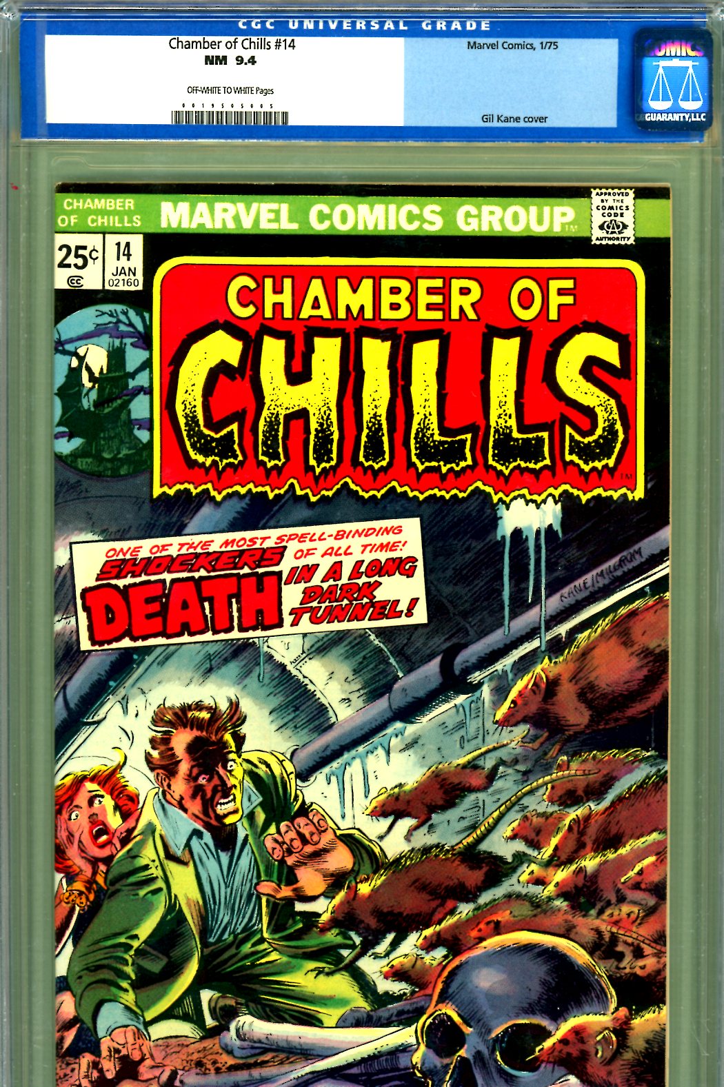 Chamber of Chills #14 CGC 9.4 ow/w