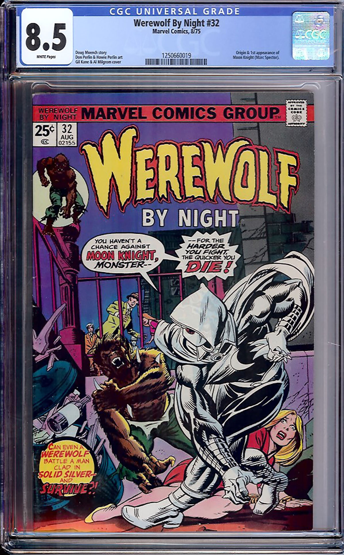 Werewolf By Night #32 CGC 8.5 w