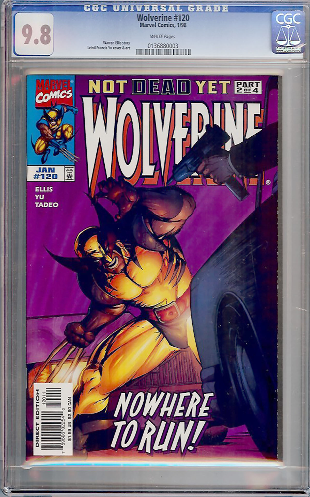 Wolverine #120 CGC 9.8 w