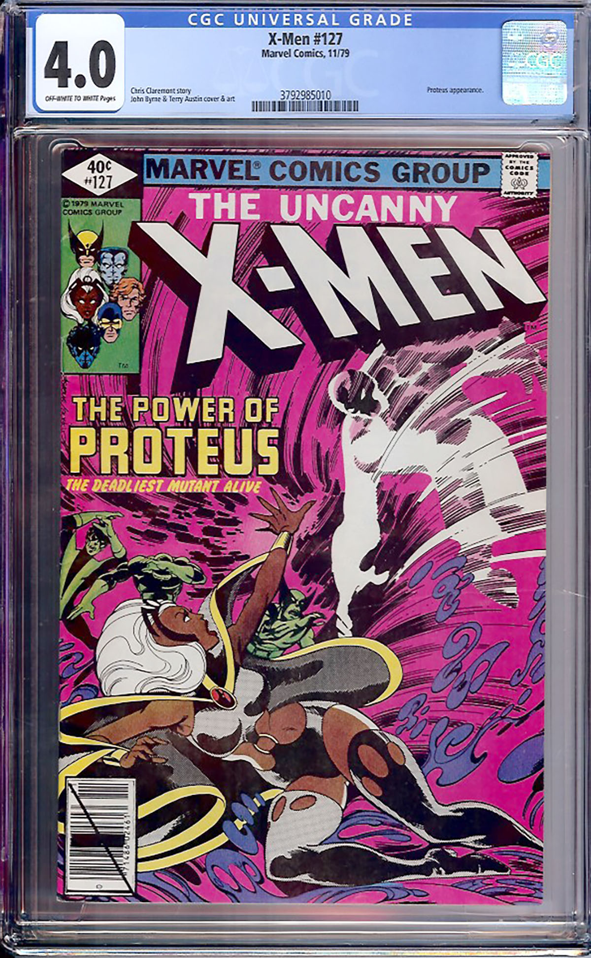 X-Men #127 CGC 4.0 ow/w