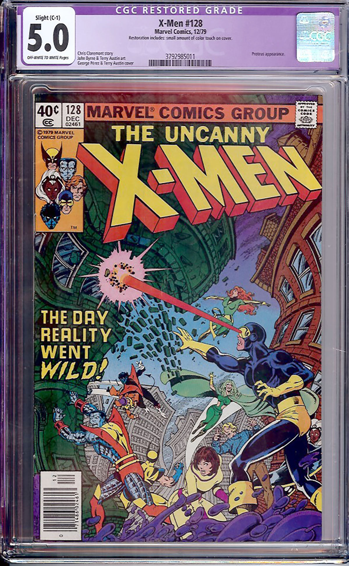 X-Men #128 CGC 5.0 ow/w