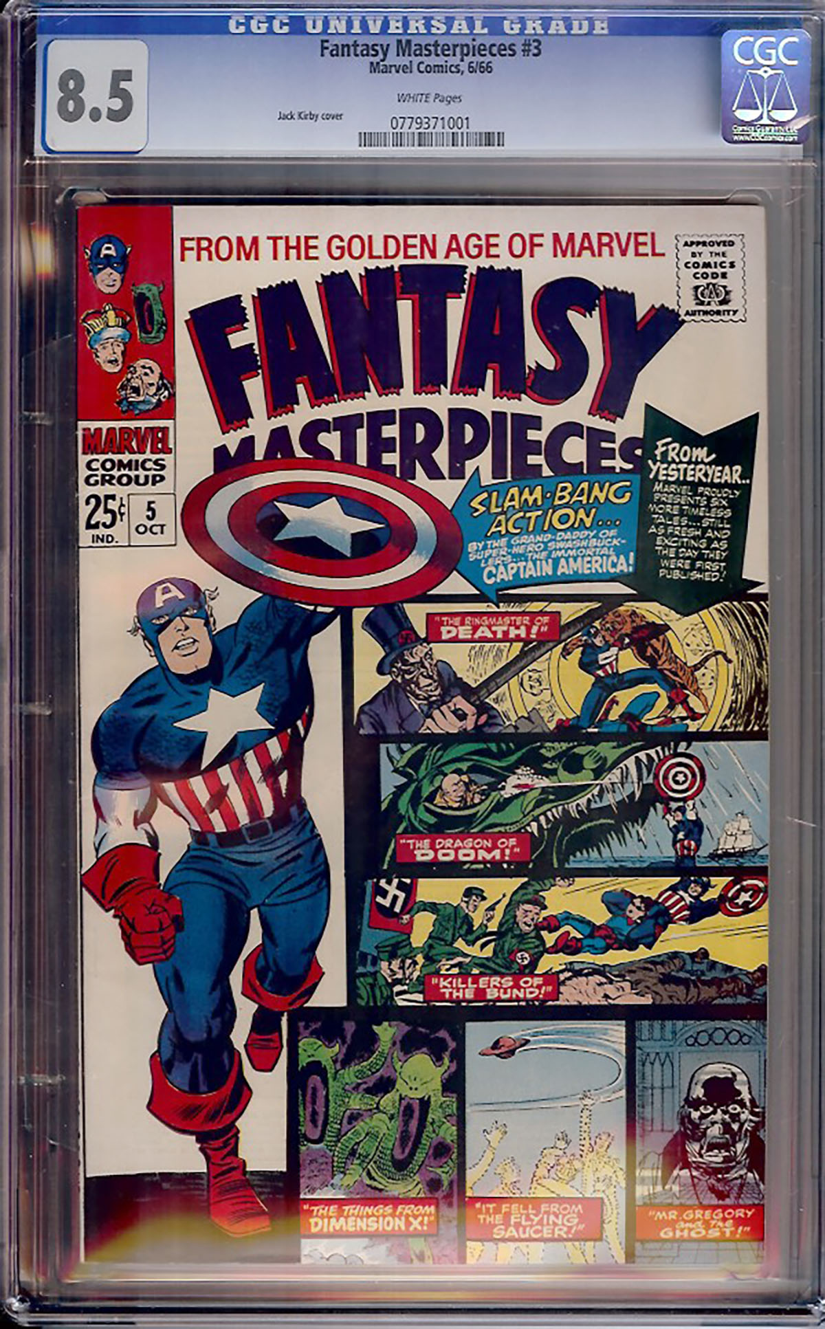 Fantasy Masterpieces #3 CGC 8.5 w