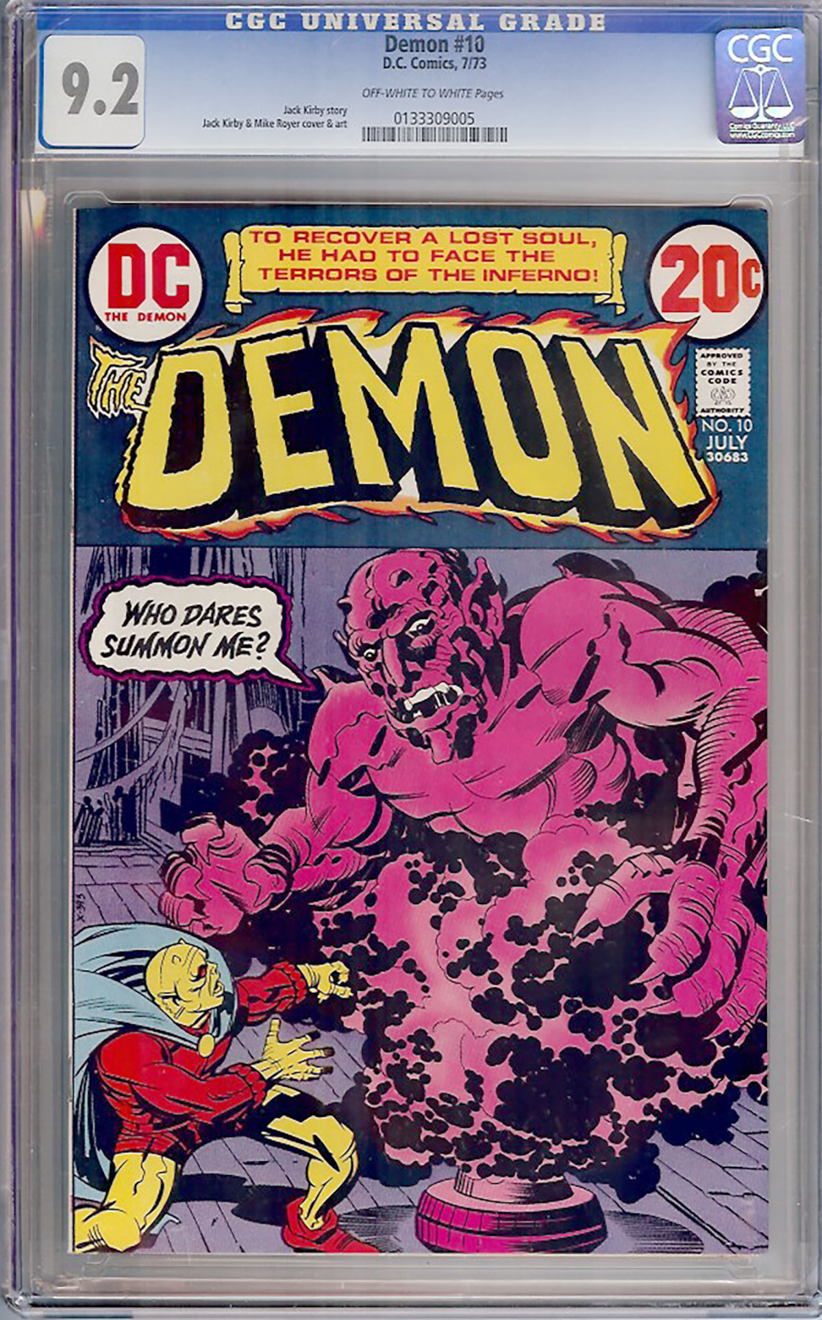 Demon #10 CGC 9.2 ow/w