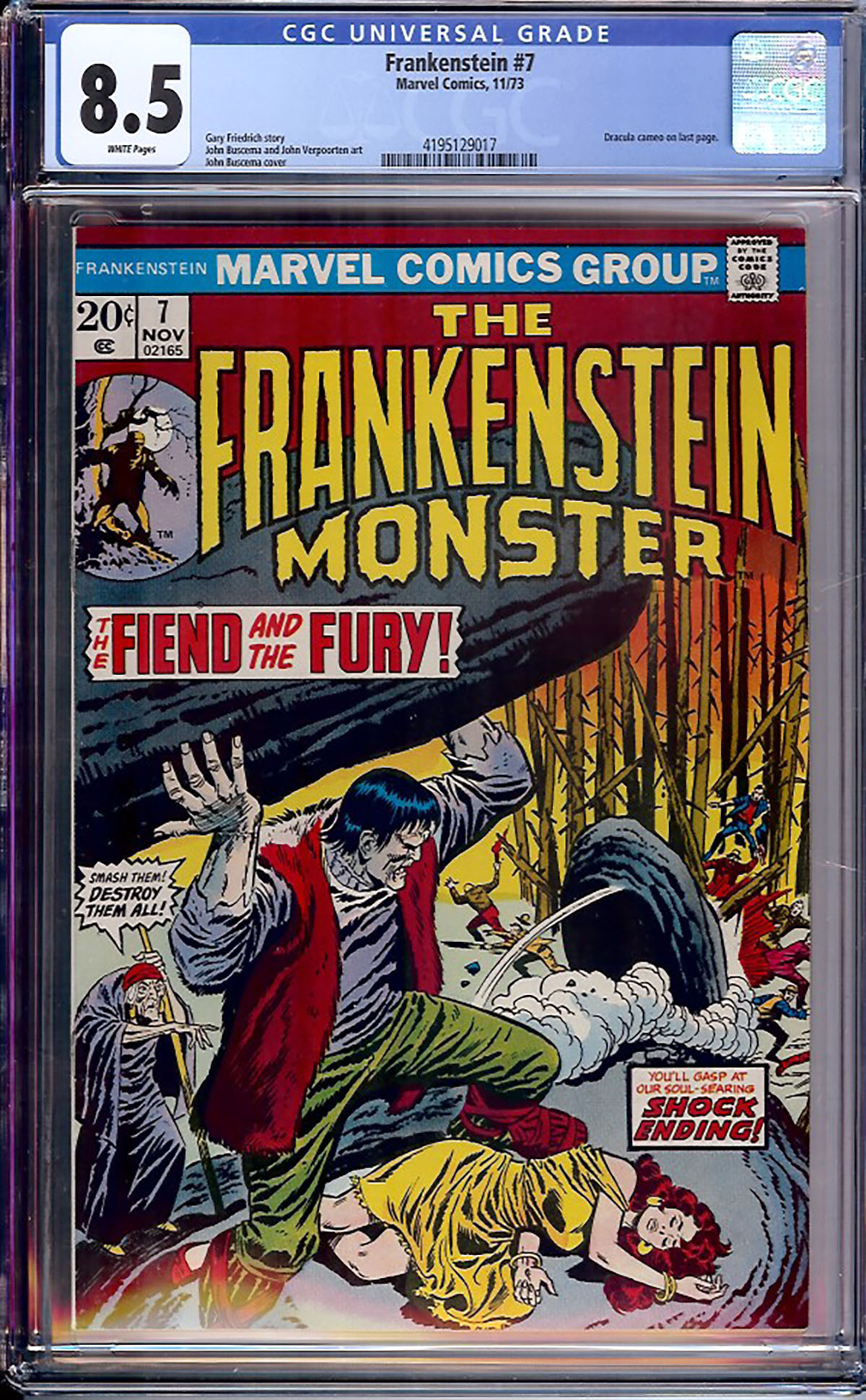 Frankenstein #7 CGC 8.5 w