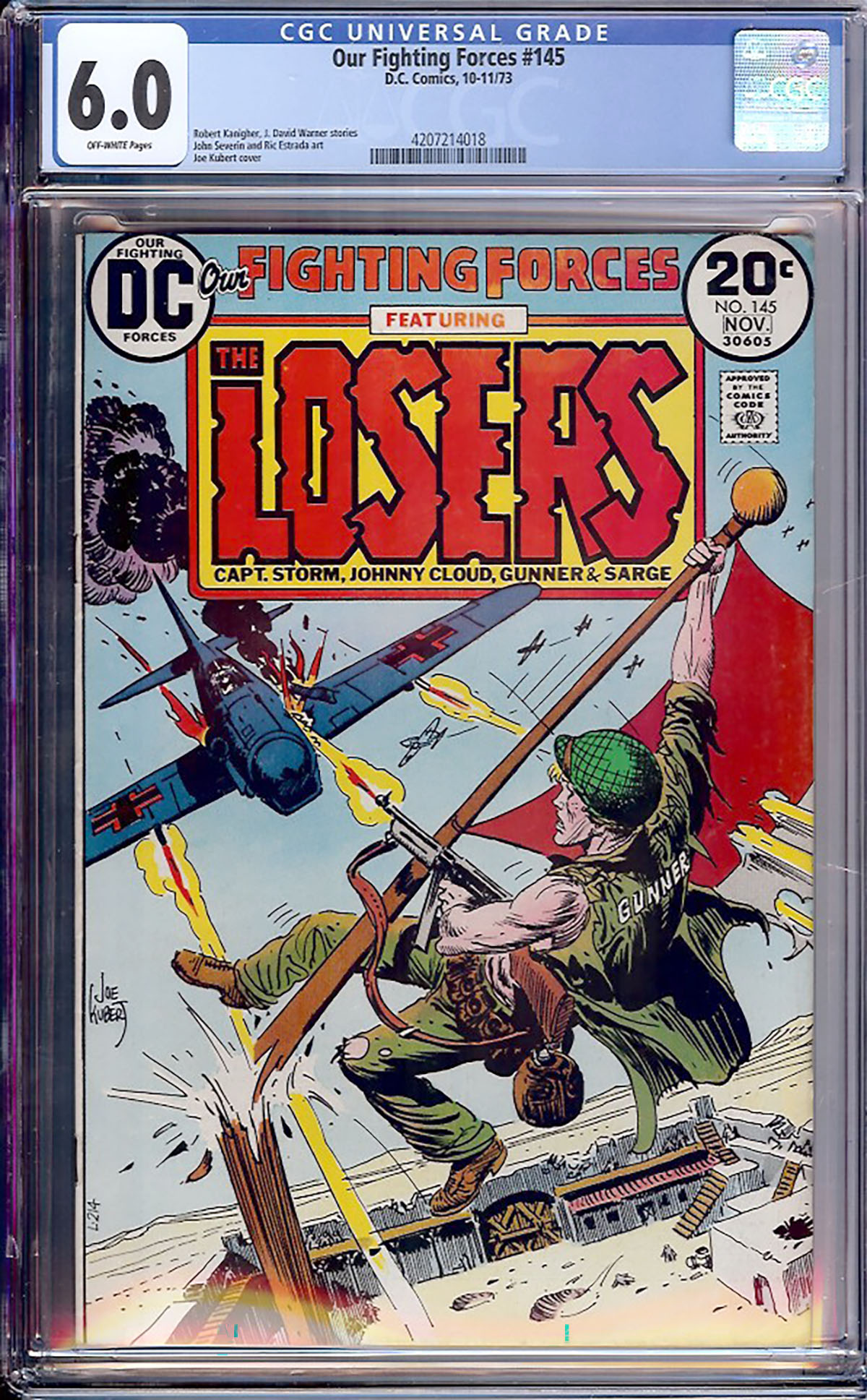 Our Fighting Forces #145 CGC 6.0 ow