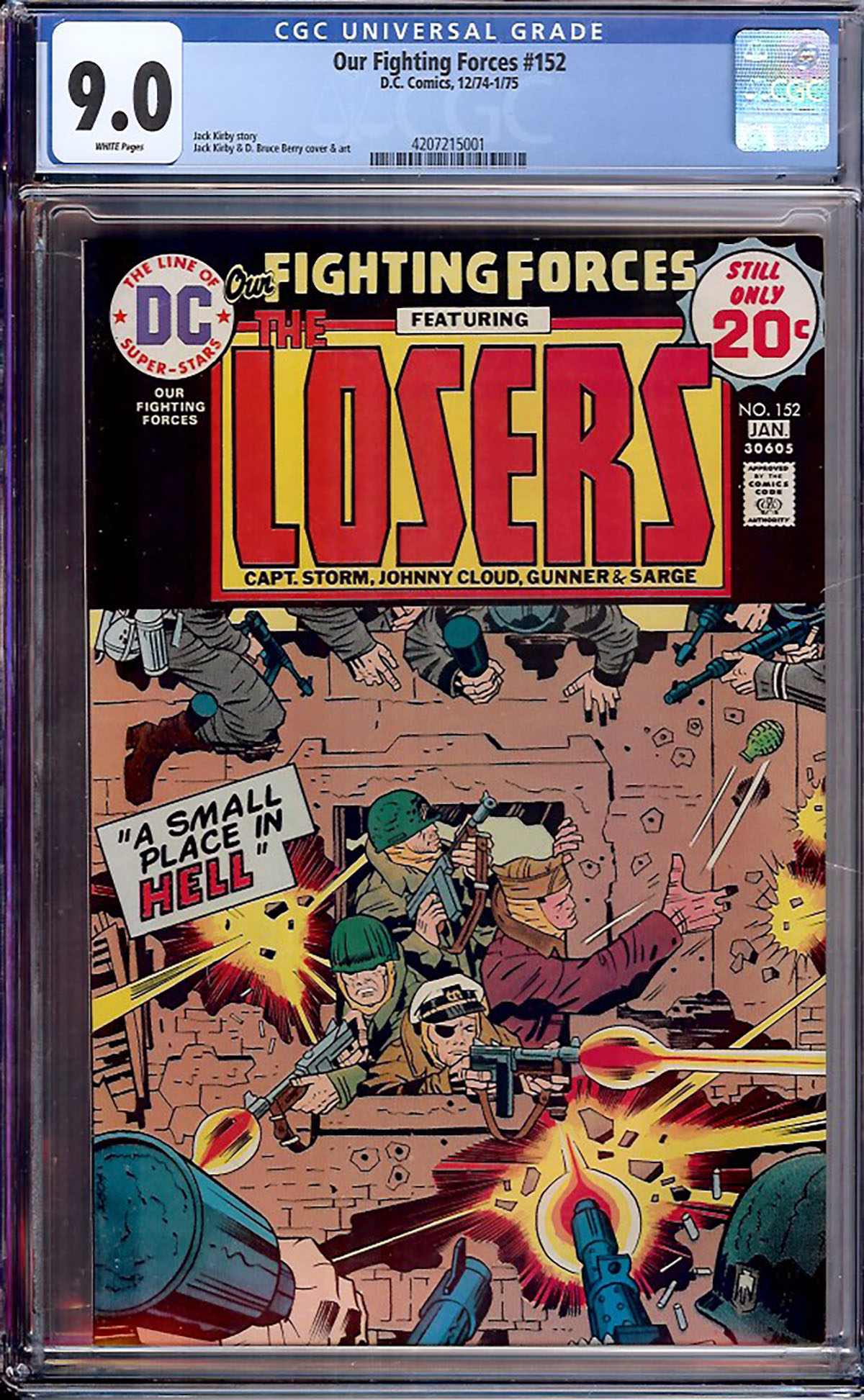 Our Fighting Forces #152 CGC 9.0 w