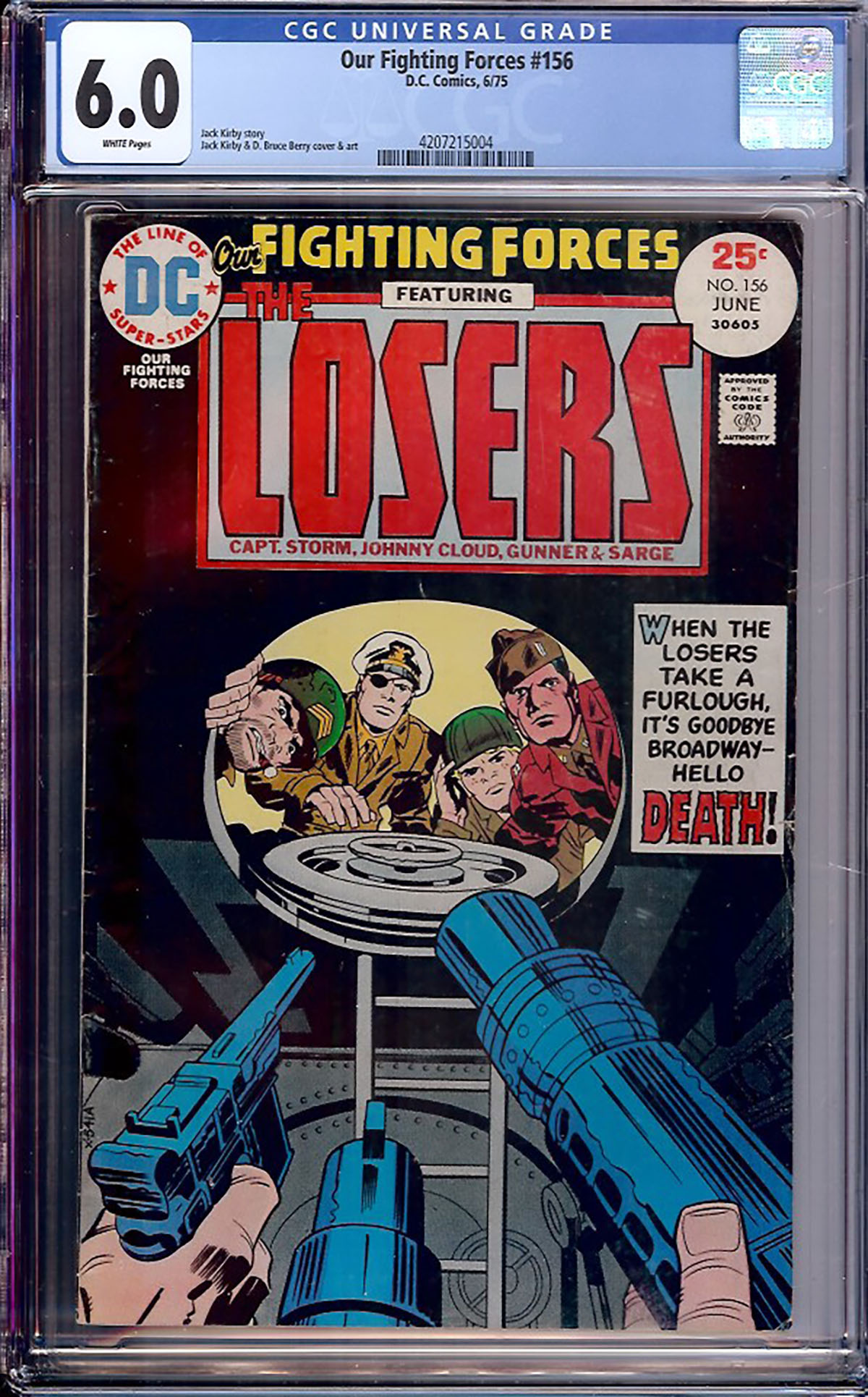 Our Fighting Forces #156 CGC 6.0 w