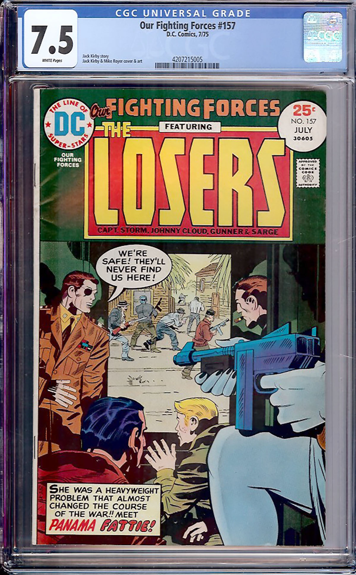 Our Fighting Forces #157 CGC 7.5 w