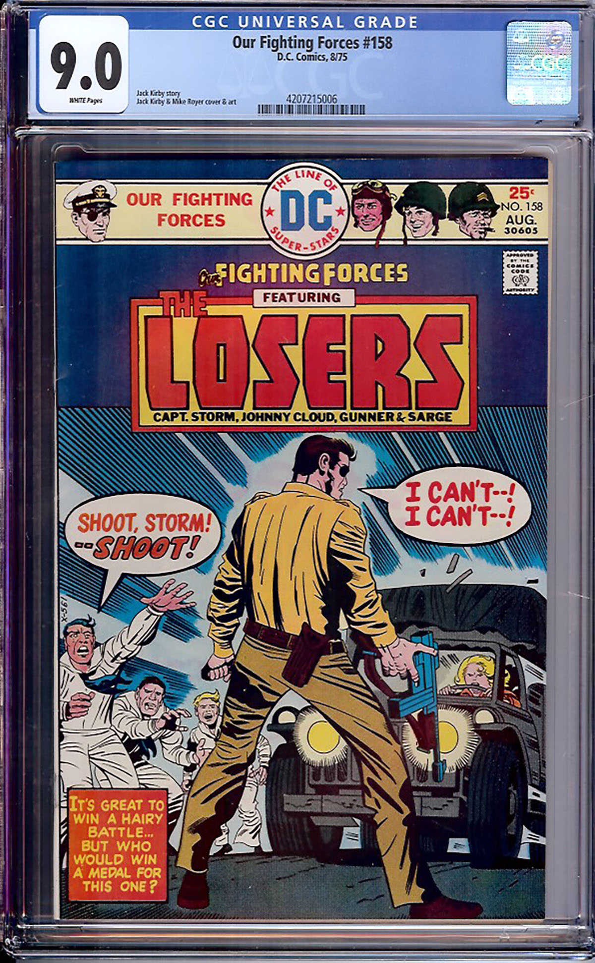 Our Fighting Forces #158 CGC 9.0 w