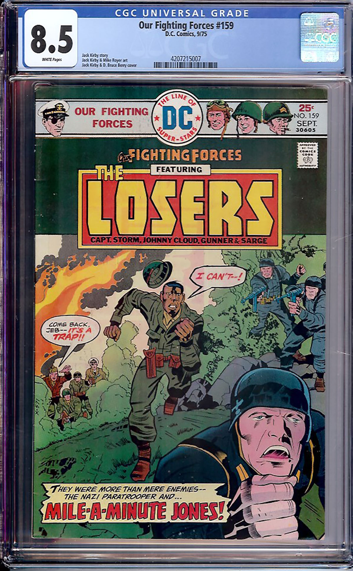 Our Fighting Forces #159 CGC 8.5 w