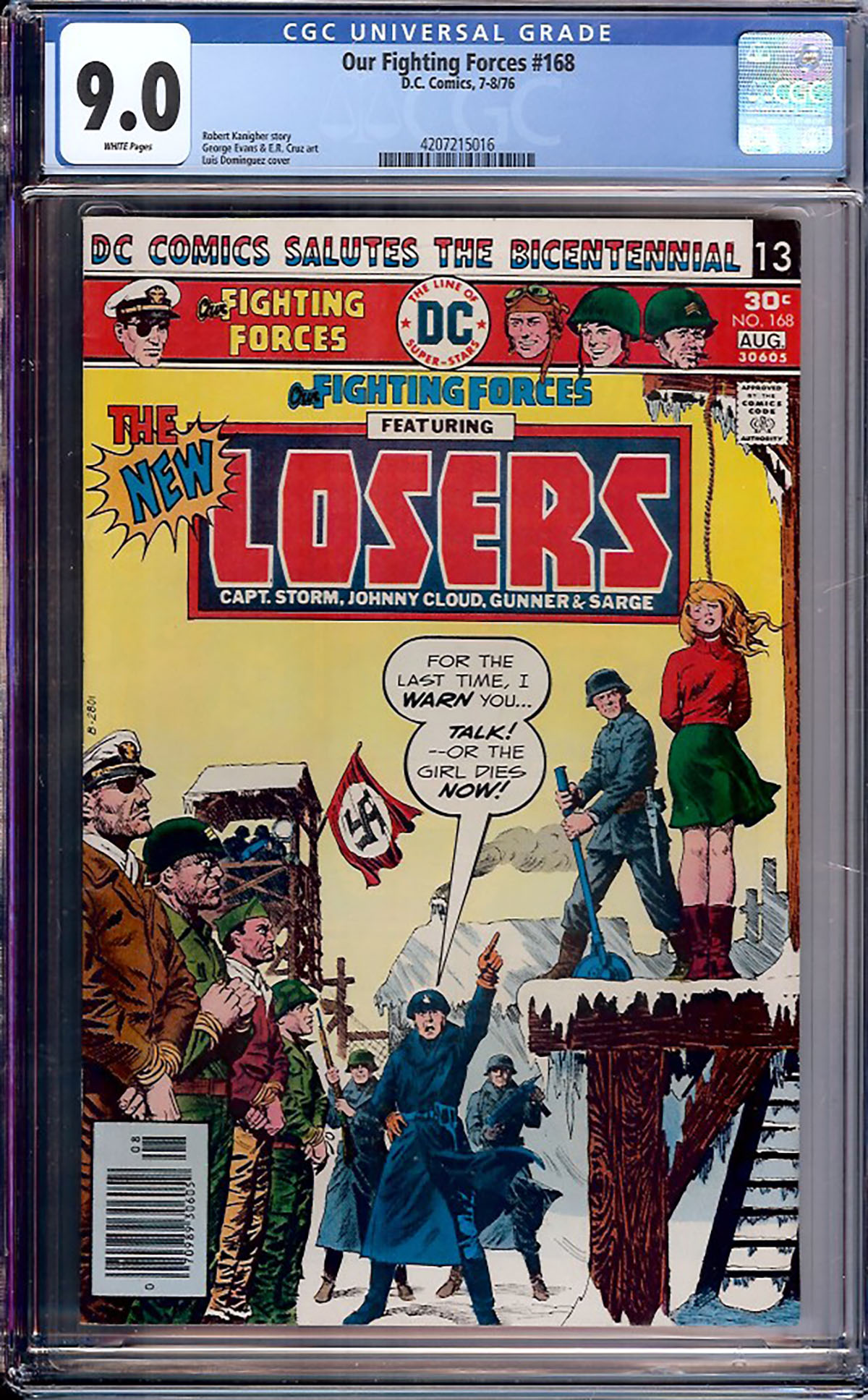 Our Fighting Forces #168 CGC 9.0 w