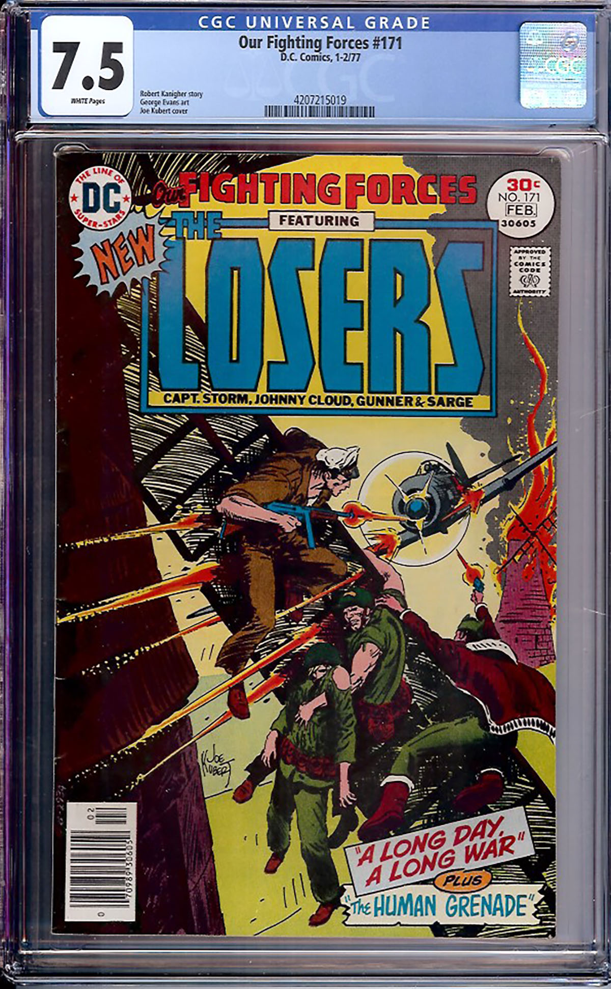 Our Fighting Forces #171 CGC 7.5 w