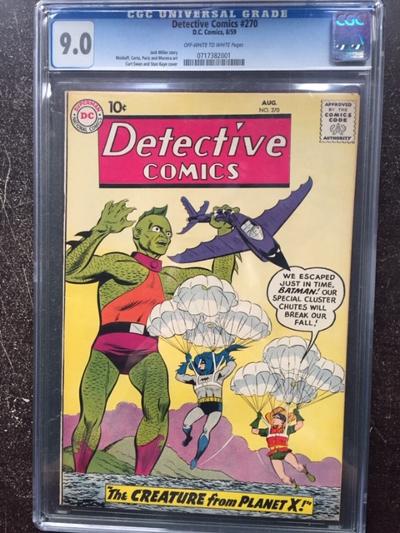 Detective Comics #270 CGC 9.0 ow/w