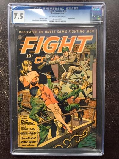 Fight Comics #33 CGC 7.5 ow/w