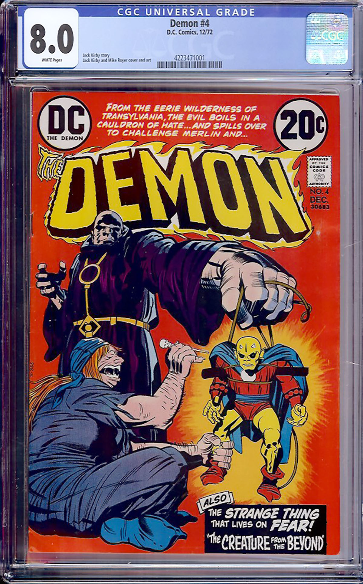 Demon #4 CGC 8.0 w