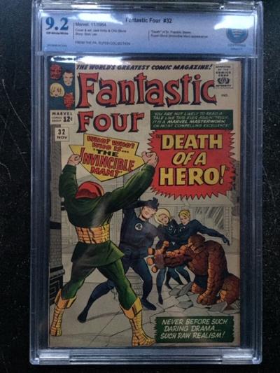 Fantastic Four #32 CBCS 9.2 ow/w Pennsylvania Dutch