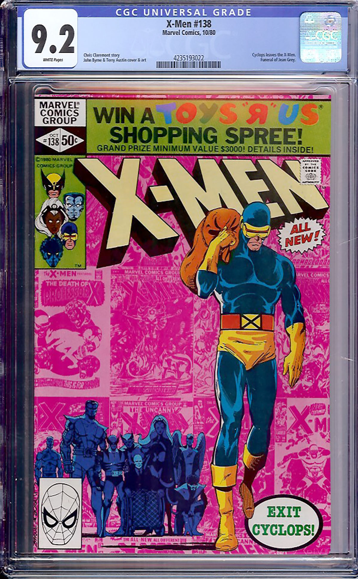 X-Men #138 CGC 9.2 w