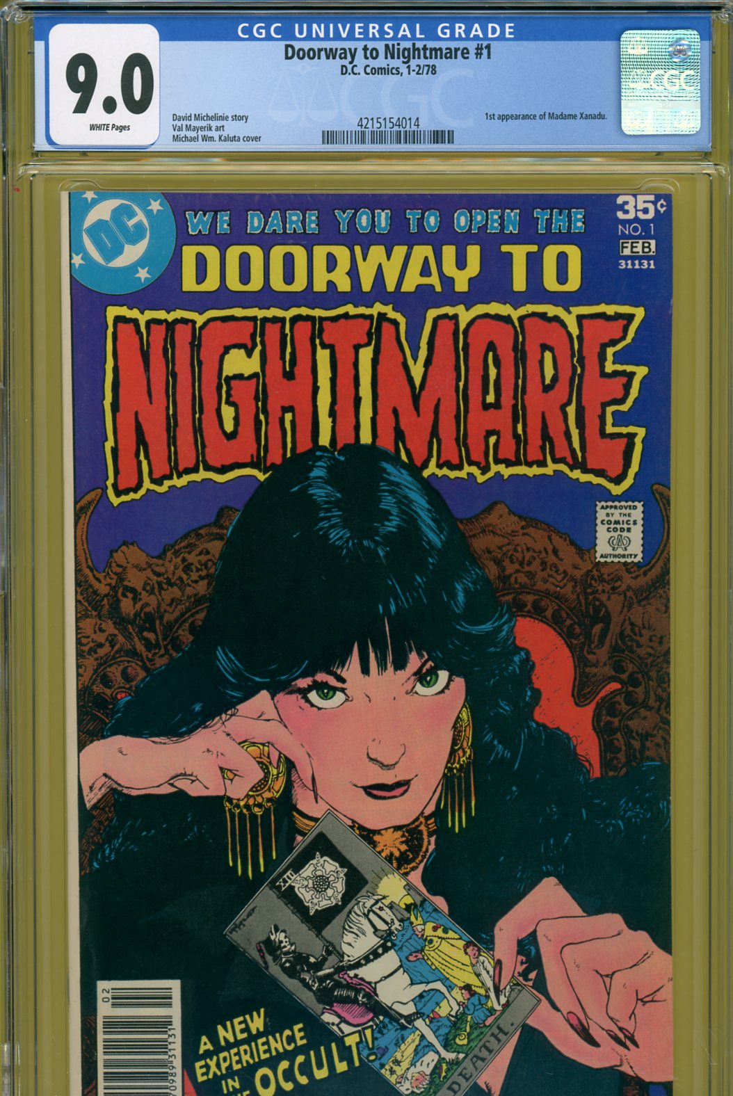 Doorway to Nightmare #1 CGC 9.0 w