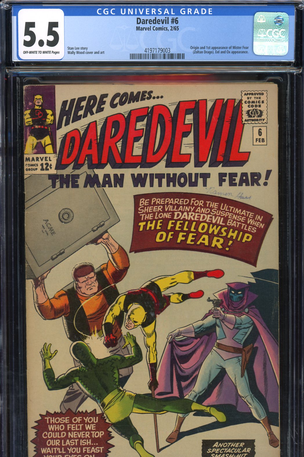 Daredevil #6 CGC 5.5 ow/w