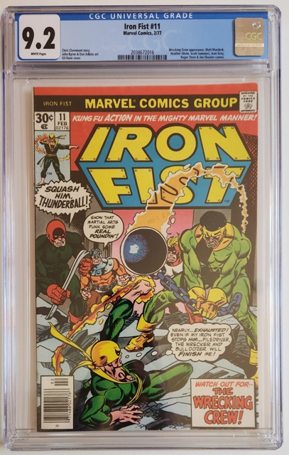 Iron Fist #11 CGC 9.2 w