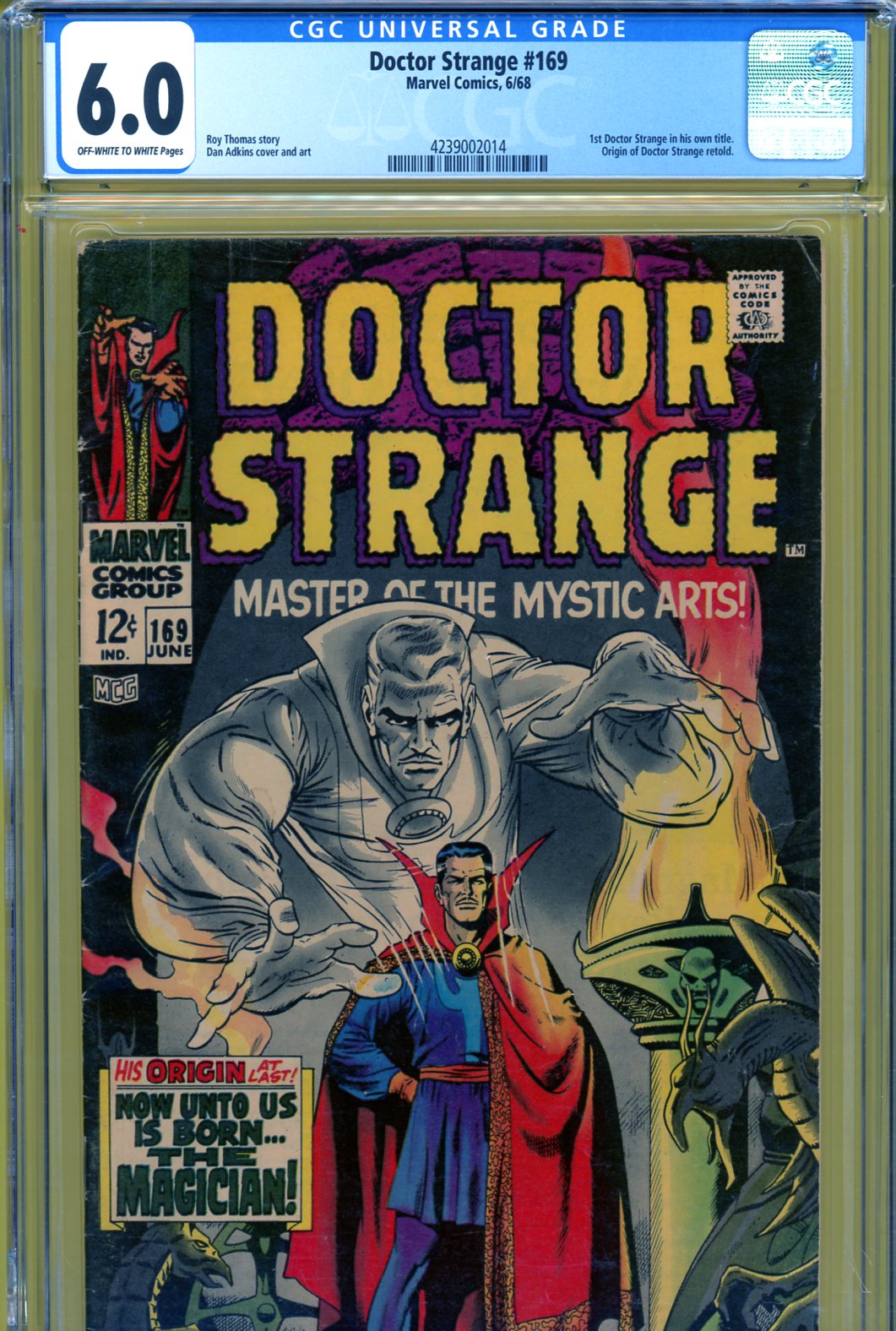 Doctor Strange #169 CGC 6.0 ow/w