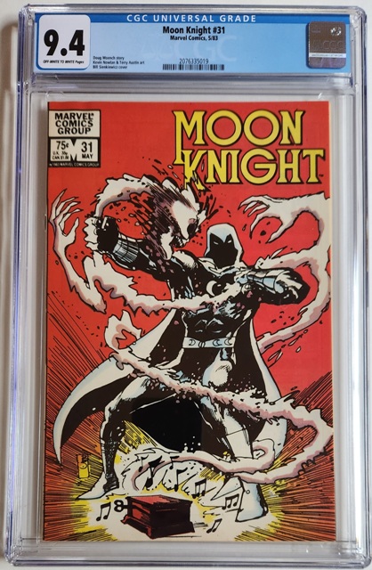 Moon Knight #31 CGC 9.4 ow/w