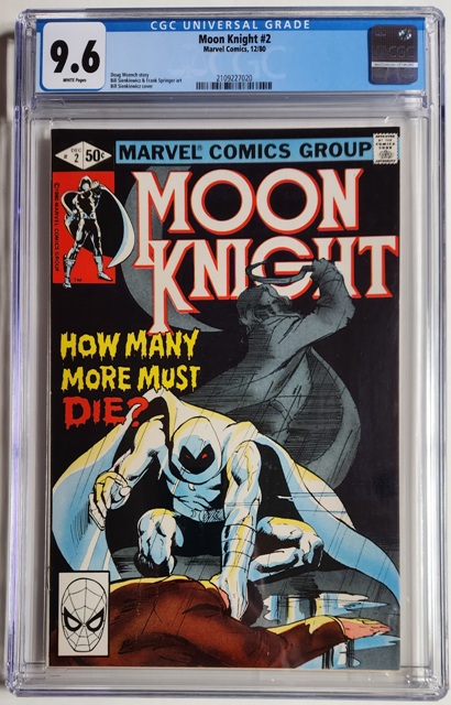 Moon Knight #2 CGC 9.6 w