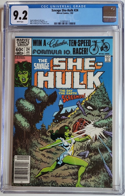 Savage She-Hulk #24 CGC 9.2 w