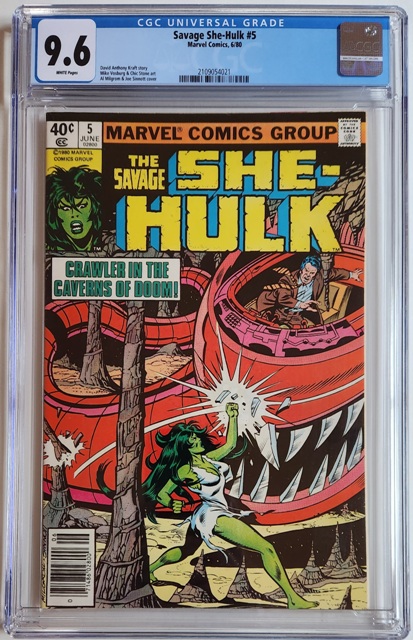 Savage She-Hulk #5 CGC 9.6 w