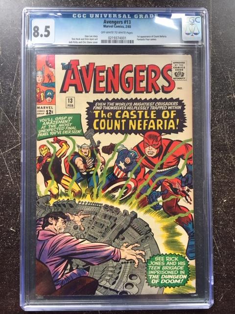 Avengers #13 CGC 8.5 ow/w