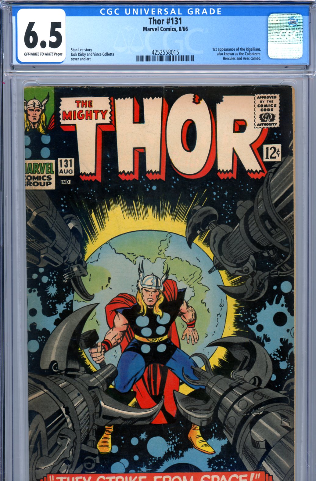 Thor #131 CGC 6.5 ow/w