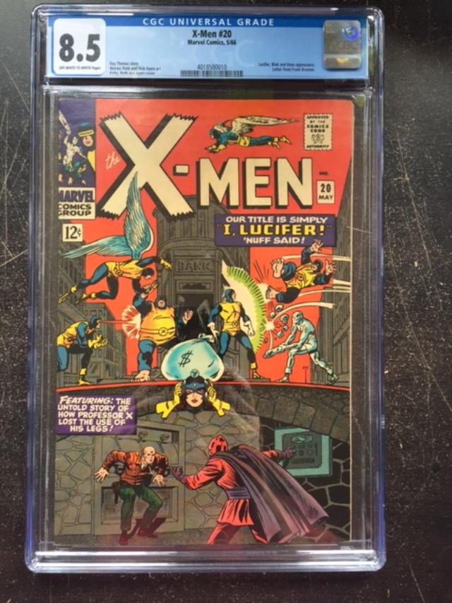 X-Men #20 CGC 8.5 ow/w