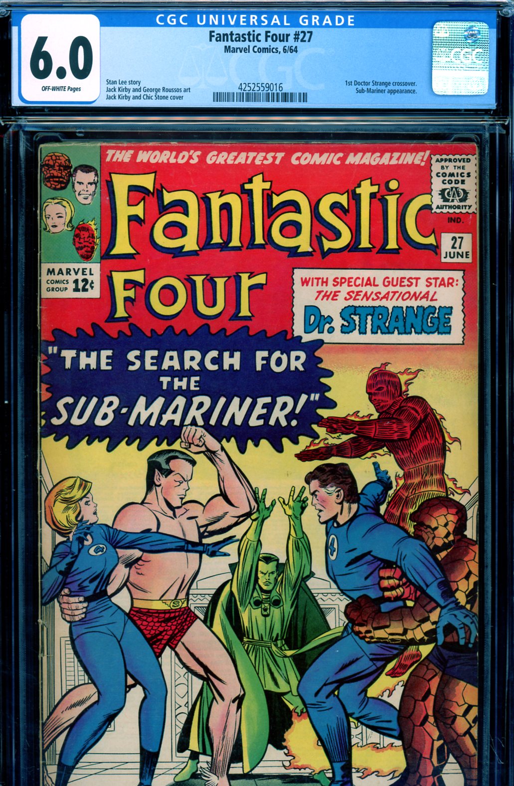 Fantastic Four #27 CGC 6.0 ow