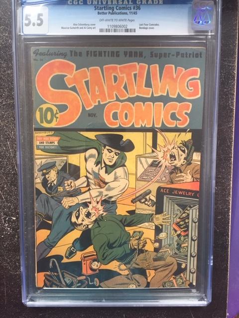 Startling Comics #36 CGC 5.5 ow/w